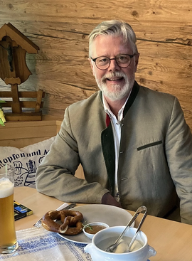 Banner Weißwurstseminar - Jubiläumsfrühschoppen - 25 Jahre Museum Quintana