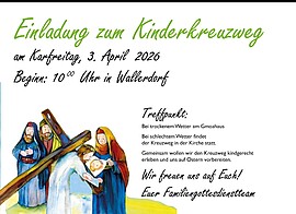 Banner Einladung zum Kinderkreuzweg