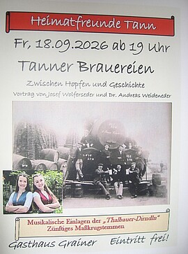 Banner Zwischen Hopfen und Geschichte