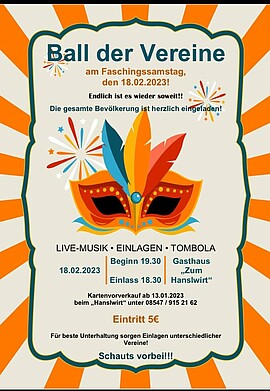 Banner Ball der Vereine