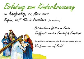 Banner Einladung zum Kinderkreuzweg