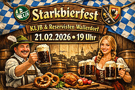 Banner Starkbierfest KLJB&Reservisten Wallerdorf