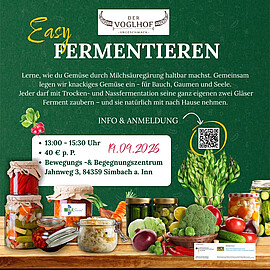 Banner Easy Fermentieren - TERMIN IST AUSGEBUCHT!!