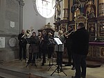 Logo Adventskonzert mit verschiedenen Gruppen